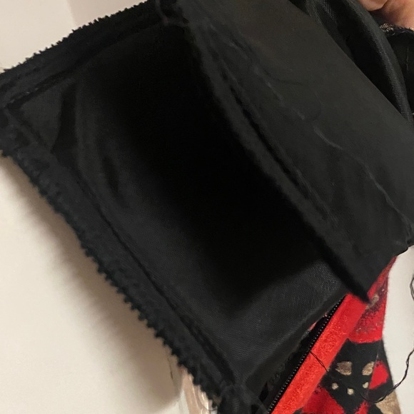 K.C.Spencer 90s Red and Black Geometric Dress - Picture 6 of 7